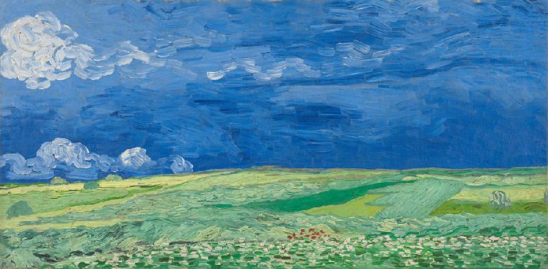 Vincent van Gogh - Wheatfield under Thunderclouds